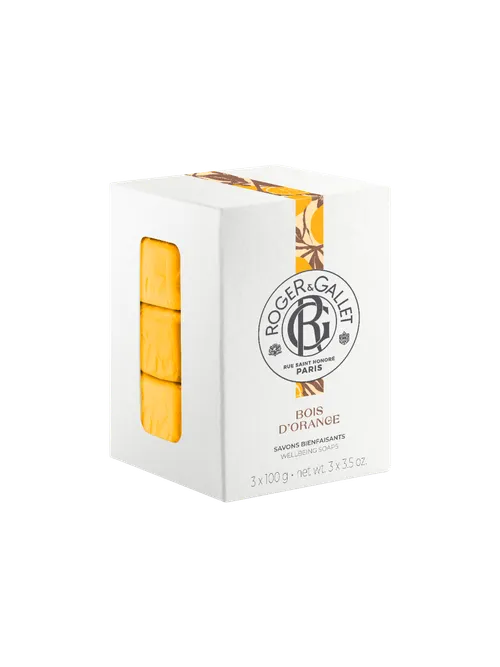 R&G Bois D'Orange Box Saponetta 3 Pezzi 100 g