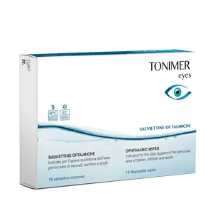 Tonimer Eyes Salviettine Oftalmiche 16 Pezzi