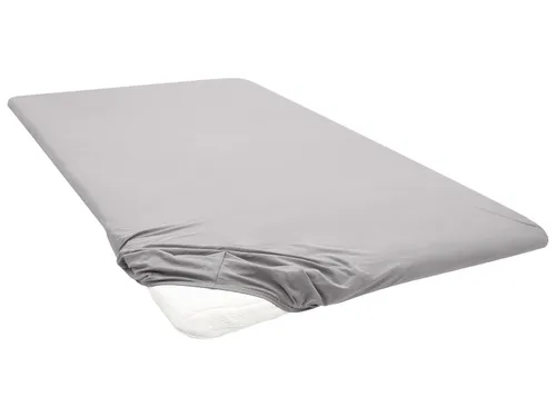 Biberna Žerzejové napínací prostěradlo na podložku na matraci (bouřkově šedá, 140-160 x 200 cm)