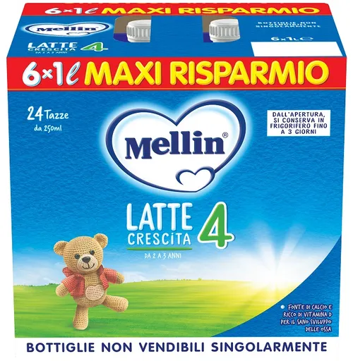 Mellin 4 Latte 6X1000 ml
