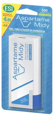 ESI Aspartame Midy 500 Compresse