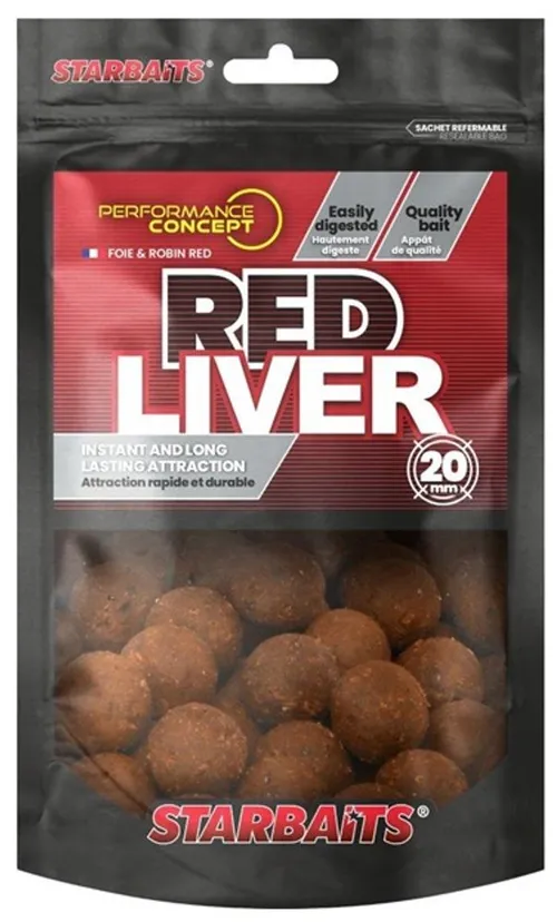 Starbaits Boilies Red Liver,Starbaits Boilies Red Liver