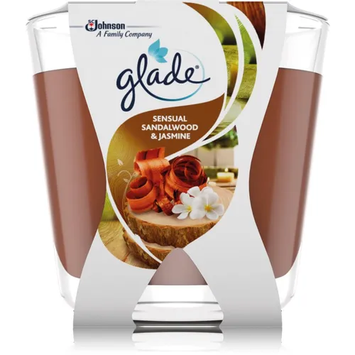 GLADE Sensual Sandalwood & Jasmine candela profumata 70 g