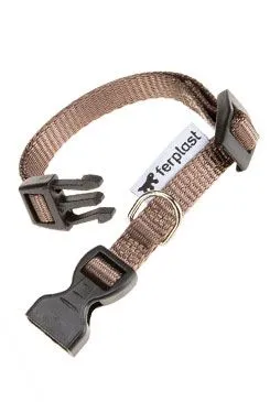 Obojek nylon Club C 56cmx20mm hnědý Fp