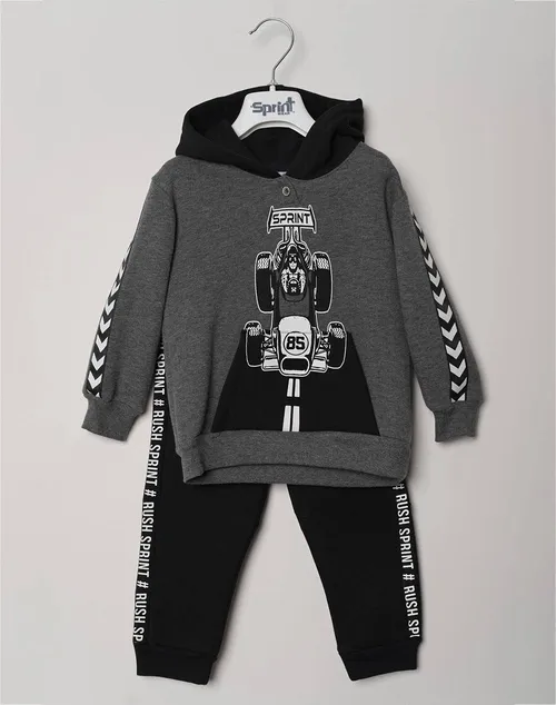 Sprint Set Baby Boy 221-1057-S208 Darkgray