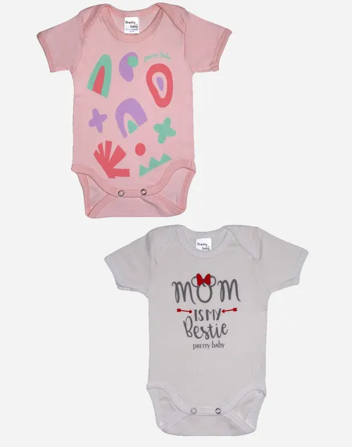 Pretty Baby Κορμ.Διπλετα Κμ Τυπωμα Bestie Βαμ100% 34438-Λευκο Mixed