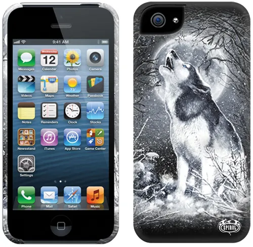 kryt na mobil SPIRAL - WHITE WOLF - IPHONE - TR324574