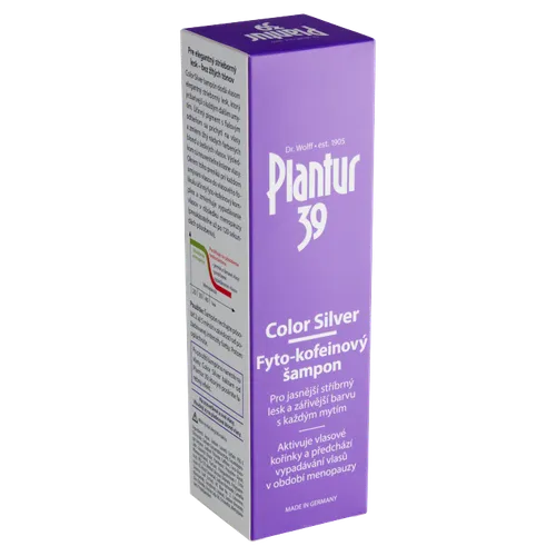 Plantur 39 Color Silver Fyto-kofeinový šampon 250ml