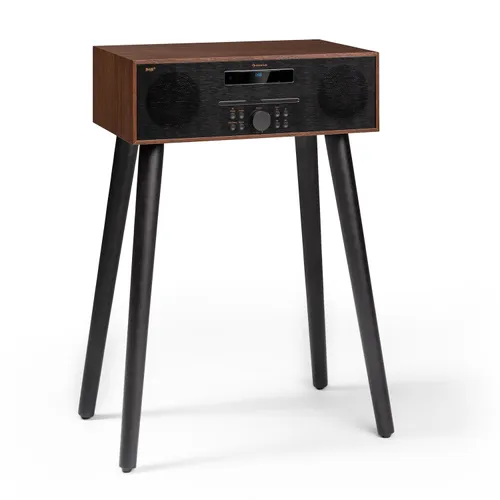 Auna Silver Star CD-DAB 2x10W máx. Reproductor de CD con ranura DAB+ BT Alu
