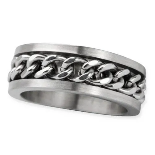 prsten ETNOX - Mesh Steel Ring