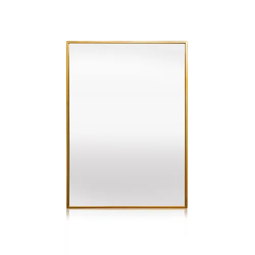 Casa Chic Espejo de pared Croxley Marco metálico Rectangular 90 x 60 cm