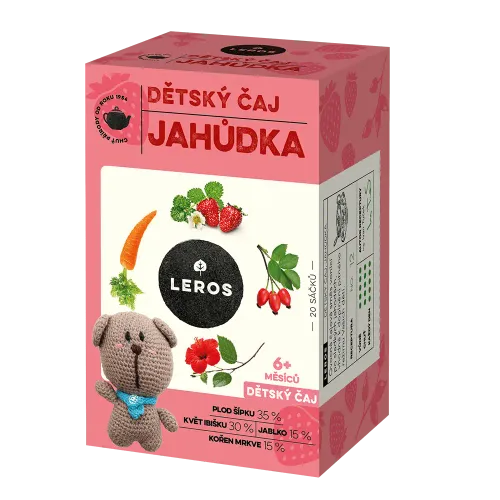 LEROS Dětský čaj Jahůdka 20x2g