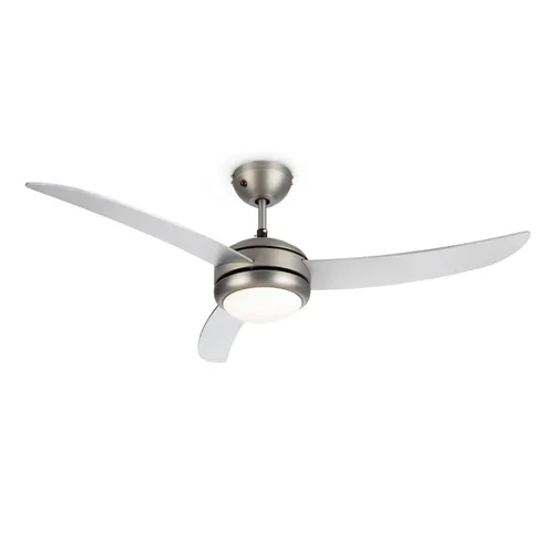 Klarstein El Paso Ventilador de techo 52" 10.344m³/h 3 aspas color plateado
