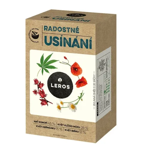 Leros Radostné usínání konopí & vlčí mák 20 x 1 g