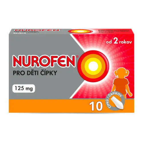 Nurofen pro děti čípky 125 mg rct.supp. 10 x 125 mg