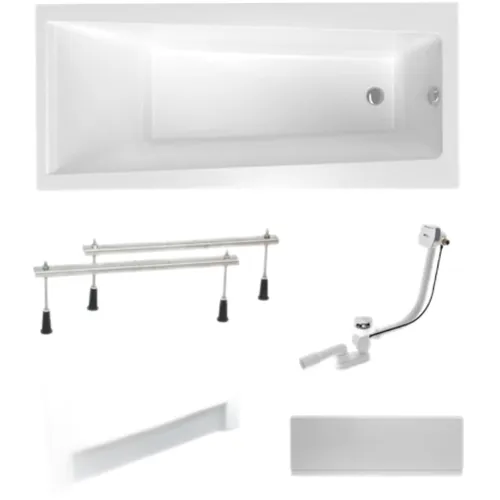 Obdélníková vana Laguna Idea Plus 150x75 cm akrylát levá i pravá SIKOID1500APNP