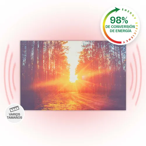 Klarstein Wonderwall Air Art Infinite 580 Calefactor por infrarrojos 90x60 cm