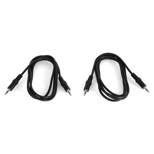Auna Cable Mini jack 3,5 mm de 1,5 metros de largo (2 unidades)