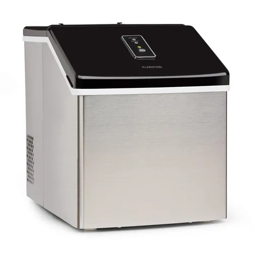 Klarstein Clearcube Máquina de cubitos de hielo Hielo transparente 13kg/24h Acero inoxidable Negra