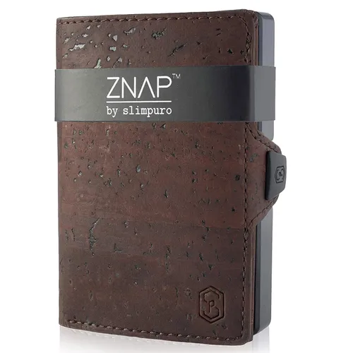 Slimpuro ZNAP Slim Wallet 12 Tarjetera monedero 8,9 x 1,8 x 6,3 cm (largo x grueso x ancho)  protección RFID