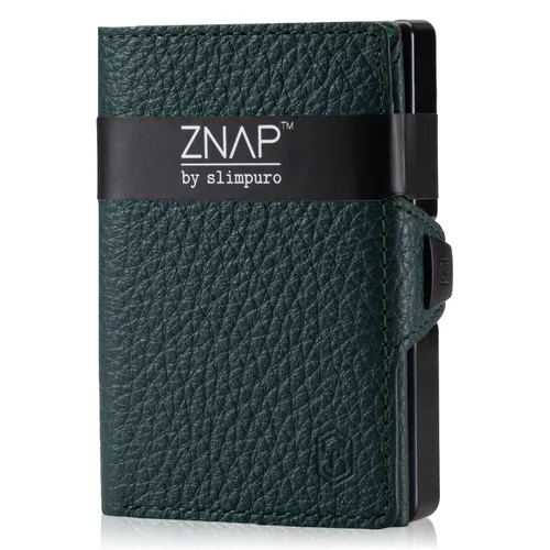 Slimpuro ZNAP Slim Wallet 12 Tarjetera monedero 8,9 x 1,8 x 6,3 cm (largo x grueso x ancho)  protección RFID