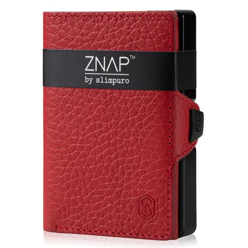 Slimpuro ZNAP Slim Wallet 12 Tarjetera monedero 8,9 x 1,8 x 6,3 cm (largo x grueso x ancho)  protección RFID