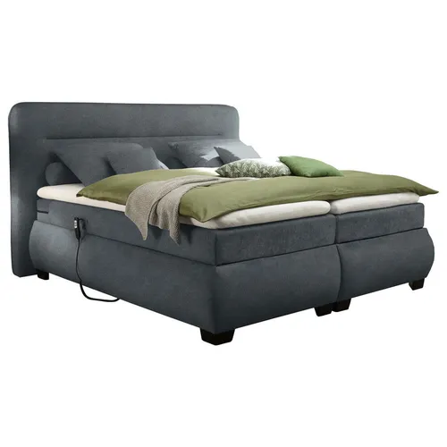 MID.YOU POSTEL BOXSPRING, 180/200 cm, antracitová