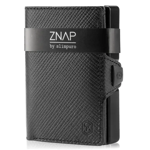 Slimpuro ZNAP Slim Wallet 12 Tarjetera monedero 8,9 x 1,8 x 6,3 cm (largo x grueso x ancho)  protección RFID
