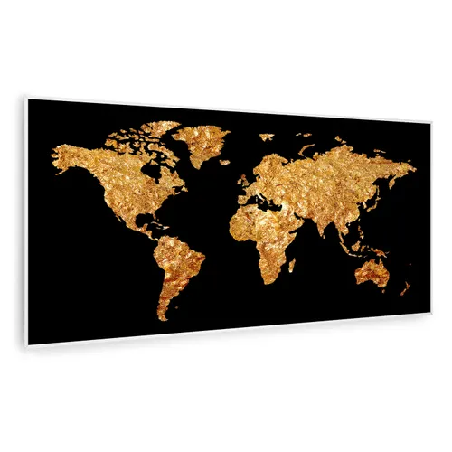 Klarstein Wonderwall Air Art Calefactor infrarrojo inteligente dorado 120 x 60 cm 700 W