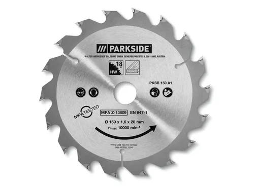 Parkside® Pilový kotouč pro ruční okružní pily Pksb 150 A1, 150 mm (18 zubů)