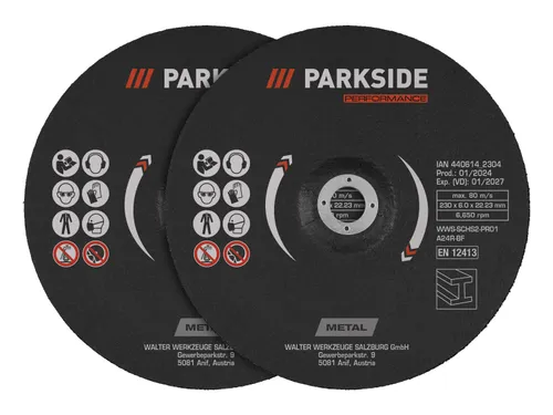 Parkside Performance® Řezné / hrubovací kotouče, Ø 230 mm (hrubovací kotouč, 2dílná sada)