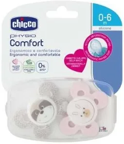 Chicco Succhietto Comfort Girl Silicone 6-16m 1 Pz