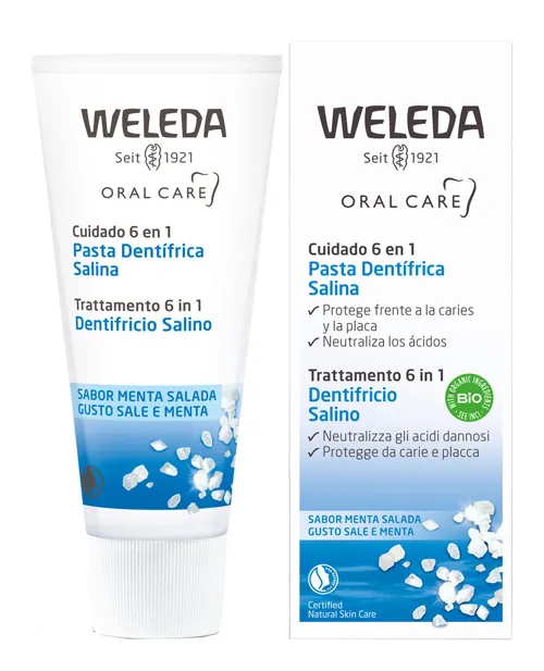 Weleda Dentifricio Salino Senza Fluoro 75 ml