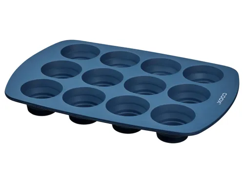 Coox Silikonová forma na muffiny (modrá)