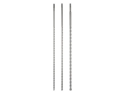 Parkside® Sada spirálových vrtáků / Sada dlouhých sekáčů / Sada vrtáků do betonu (sada vrtáků do betonu, 3dílná)