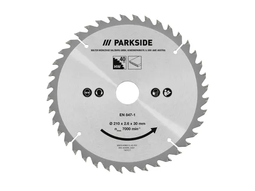 Parkside® Sada pilových kotoučů (sada pilových kotoučů, Ø 210 mm, 3dílná)