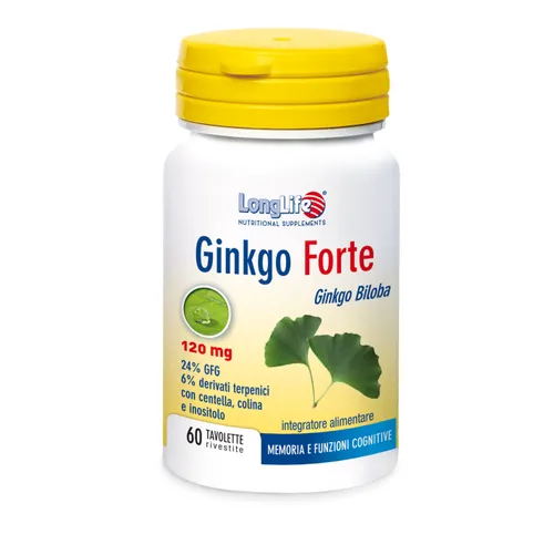 Longlife Ginkgo Forte 60 Tavolette