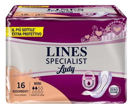 Pannolone Sagomato Lines Specialist Mini 16 Pezzi