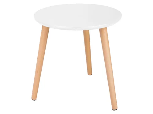 Livarno home Stolek, Ø 40 cm (bílá)