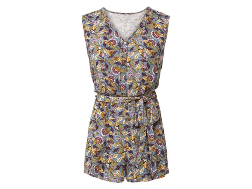 esmara® Dámský overal (modrá/vzorovaná, L (44/46))