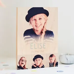 smartphoto Fotoblock Holz rechteckig