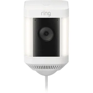 Ring Caméra De Surveillance Spotlight Cam Plus Plug-in Blanc (8sh1s2-weu0)