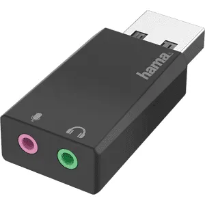Hama Carte Son Externe Usb - 2 X Jack 3.5mm (200323)
