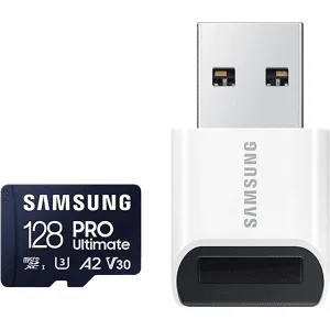 Samsung Carte Mémoire Microsd Pro Ultimate 128 Gb Avec Adaptateur Sd (mb-my128sb/ww)
