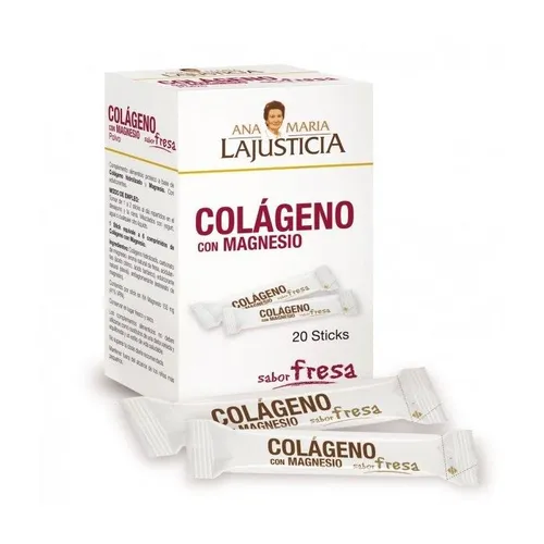 Ana María LaJusticia Colágeno con Magnesio Sabor Fresa