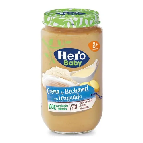 Hero Baby Pedialac Puré de Crema de Bechamel con Lenguado 250 gr