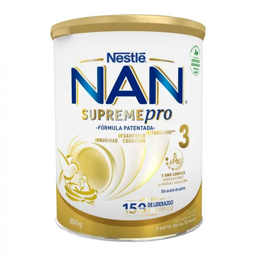 Nestlé Nan Supreme 3 Leche de Crecimiento 850 gr