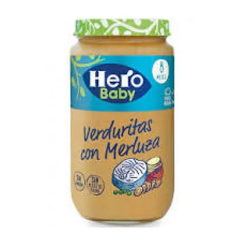 Hero Baby Tarritos de Verduritas con Merluza 235 gr