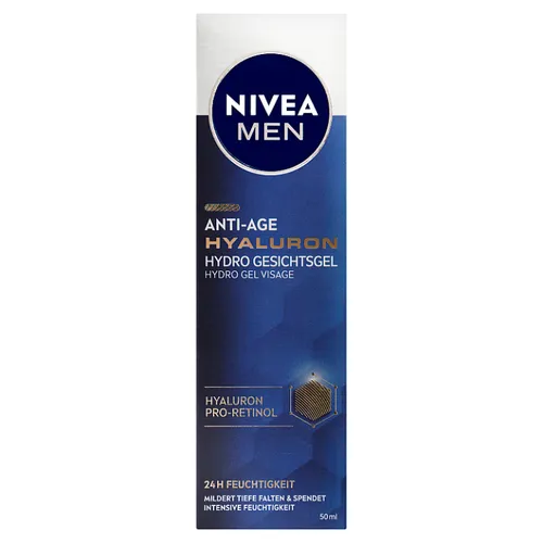Nivea Men Hyaluron Anti-Age Osvěžující pleťový gel 50ml