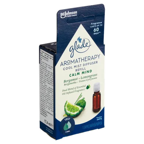 Glade Aromatherapy Cool Mist Diffuser Calm Mind náplň do elektrického odpařovače 17,4ml